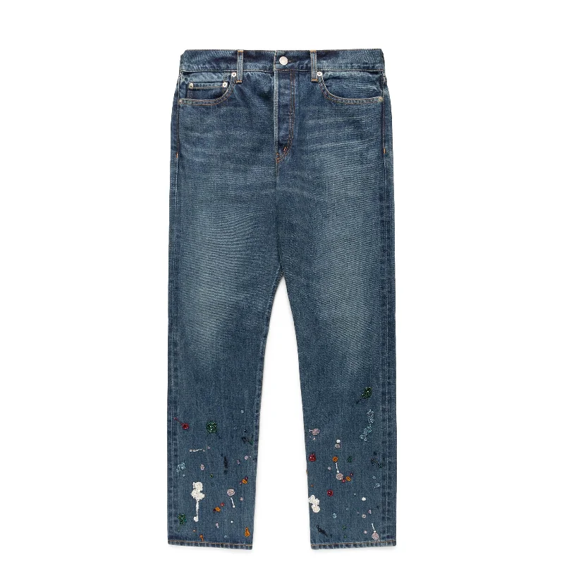 Denim Joggers-UC2C4509-1 SPLATTER JEANS