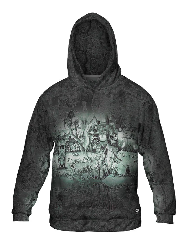 Relaxed Fit Hoodie-Pieter Bruegel the Elder - "The Seven Deadly Sins or the Seven Vices" (1558)