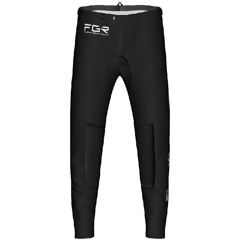 Fashion Pants-Flesh Gear Pants - Black