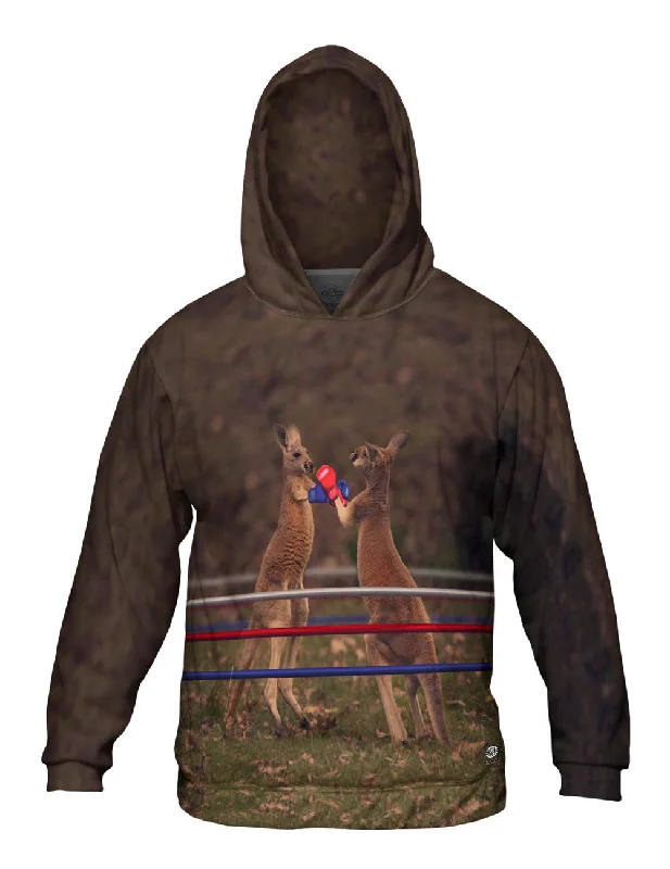 Outdoor Hoodie-Boxing Kangaroo