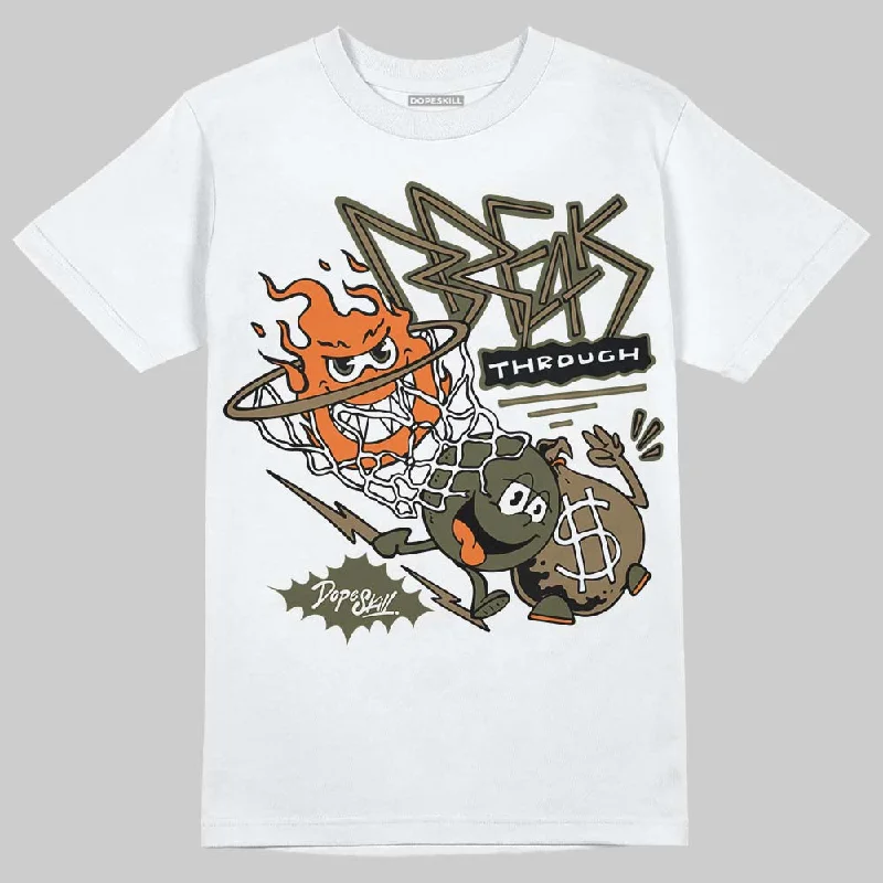 Vintage T-Shirt-Samba OG Focus Olive DopeSkill T-Shirt Break Through Graphic