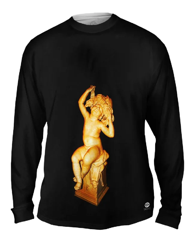 Color Block Long Sleeve-Museums Capitolini - "The child covered with a theater mask"