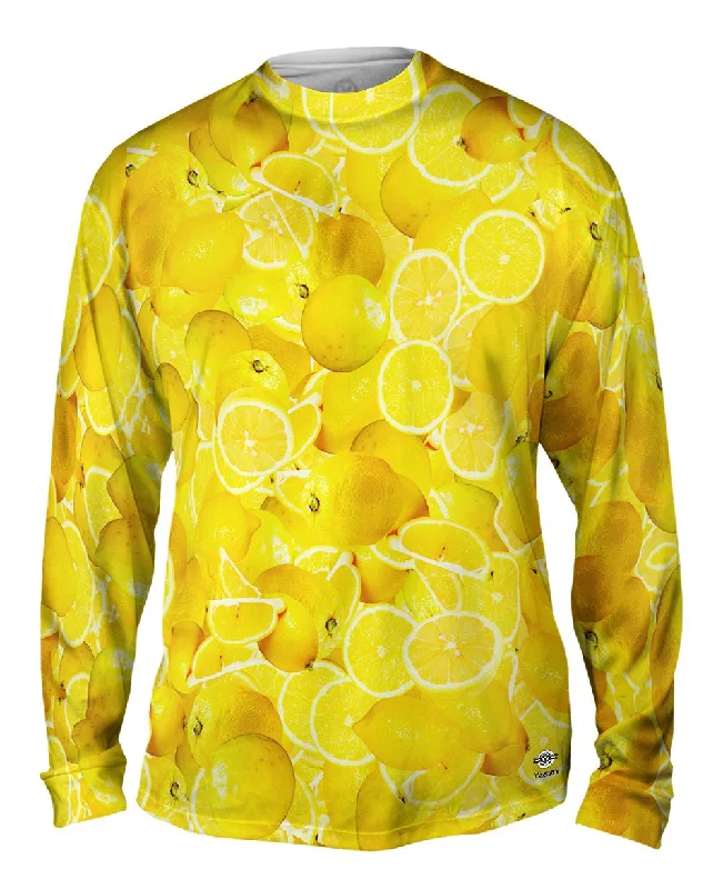 Mock Neck Long Sleeve-Lemons Jumbo