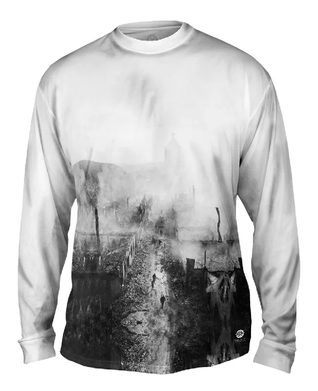 Cartoon Long Sleeve-255Th Infantry Regiment In Waldenburg To Hunt Out The Hun