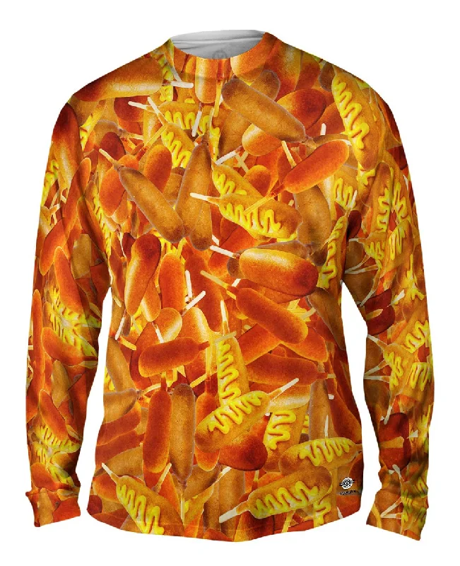 Turtleneck Long Sleeve-Corndog Country Fair Jumbo