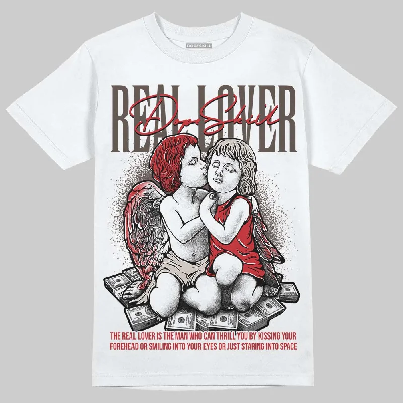 Slim Fit T-Shirt-Samba OG White Better Scarlet DopeSkill T-Shirt Real Lover Graphic