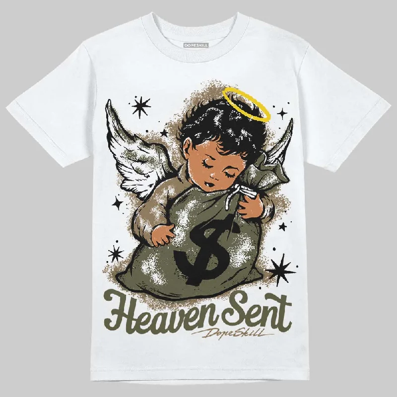 Fashionable T-Shirt-Samba OG Focus Olive DopeSkill T-Shirt Heaven Sent Graphic