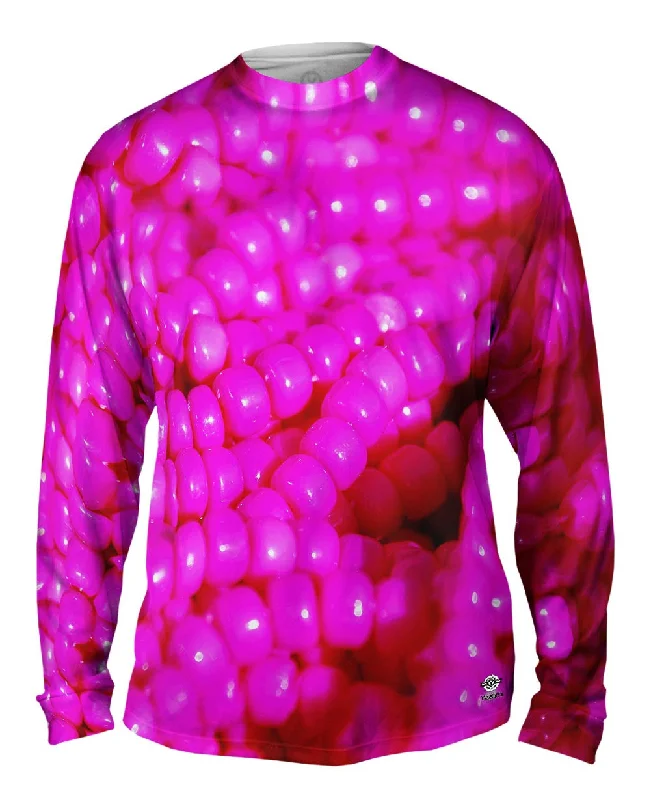 Everyday Wear Long Sleeve-Pink Bling Beads