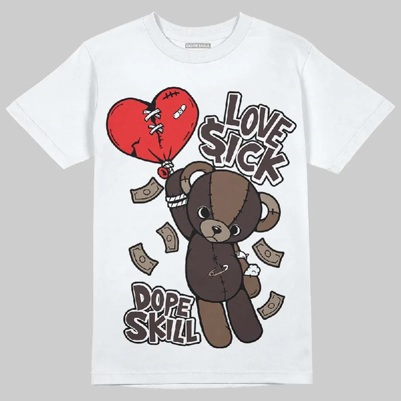 Oversized T-Shirt-Baroque Brown 12s DopeSkill T-Shirt Love Sick Graphic