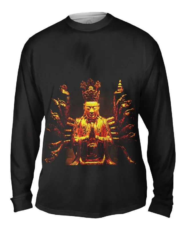 Anime Long Sleeve-"Golden Buddha Statue"