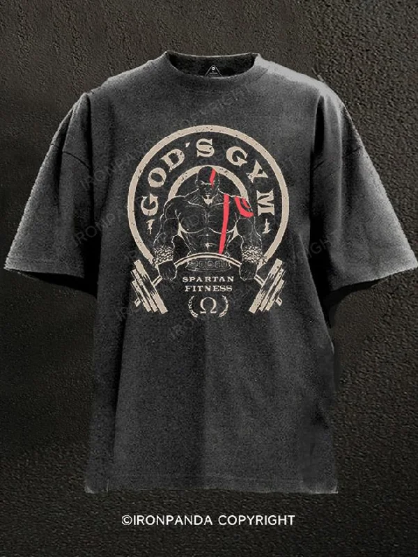 All Season T-Shirt-God's Gym Washed Gym Shirt