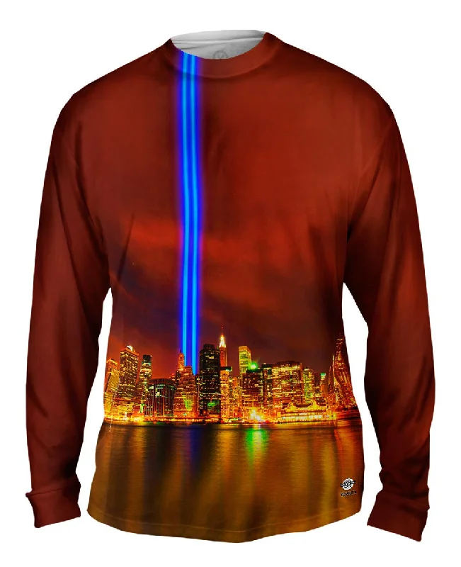 Crew Neck Long Sleeve-World Trade Center Tribute In Light