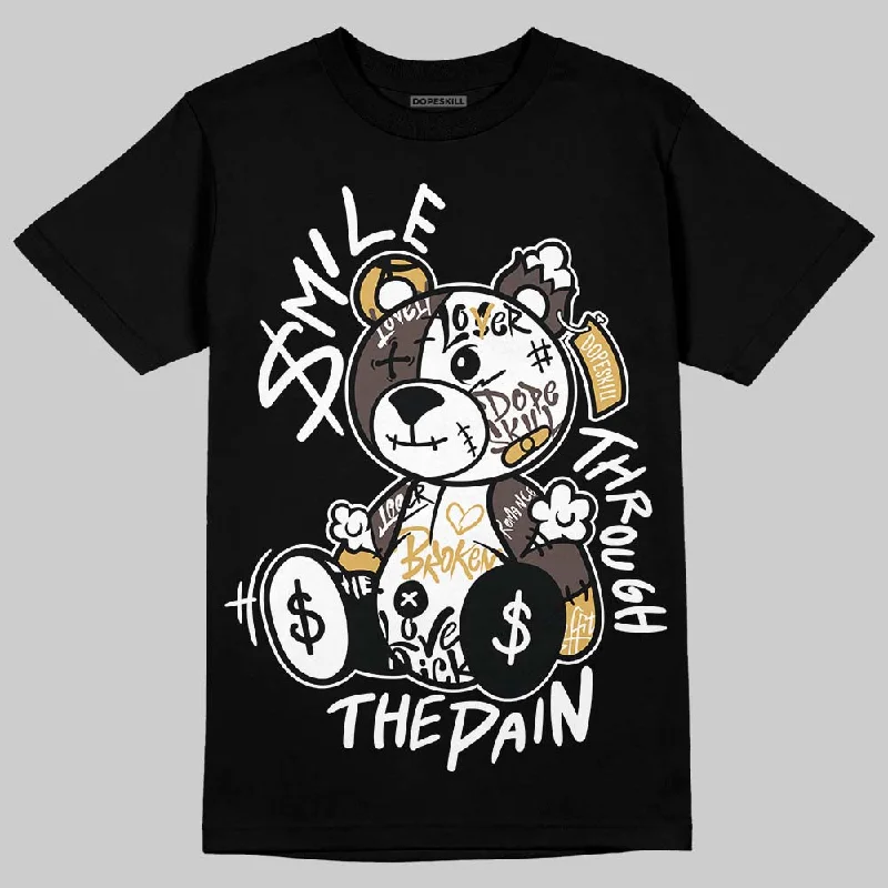 Hiking T-Shirt-Samba OG Core Black Gum DopeSkill T-Shirt Smile Through The Pain Graphic