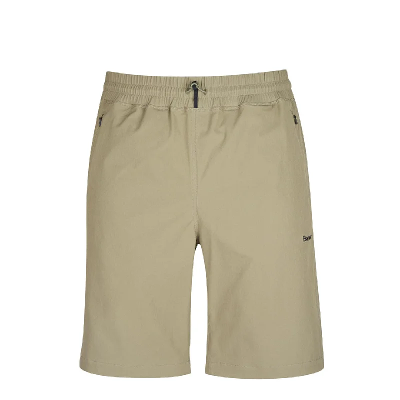 Surfing Shorts-Barbour Lowland Walking Shorts Light Olive