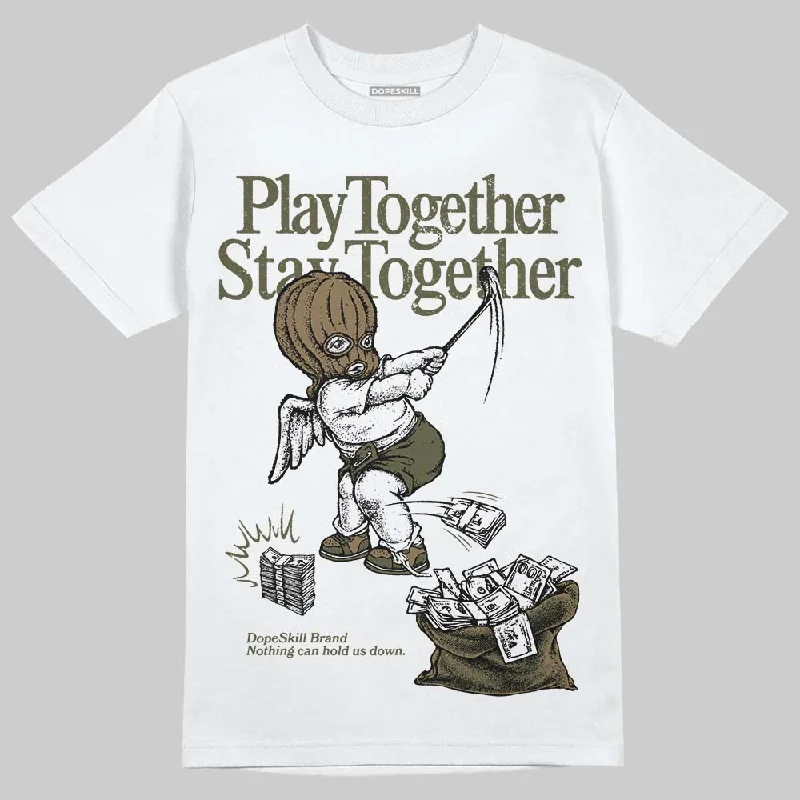 Summer T-Shirt-Samba OG Focus Olive DopeSkill T-Shirt Play together, Stay together Graphic