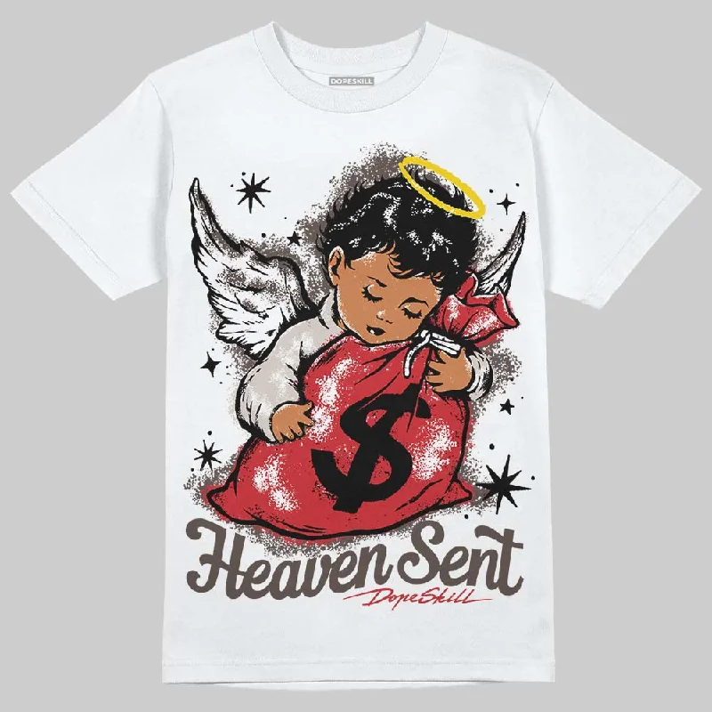 Stylish T-Shirt-Samba OG White Better Scarlet DopeSkill T-Shirt Heaven Sent Graphic