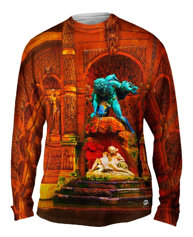 Sherpa Lined Long Sleeve-Jardin Du Luxembourg Fountains