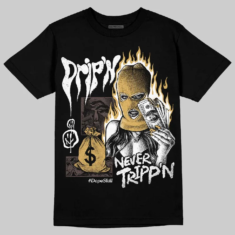 Lightweight Casual T-Shirt-Samba OG Core Black Gum DopeSkill T-Shirt Drip'n Never Tripp'n Graphic