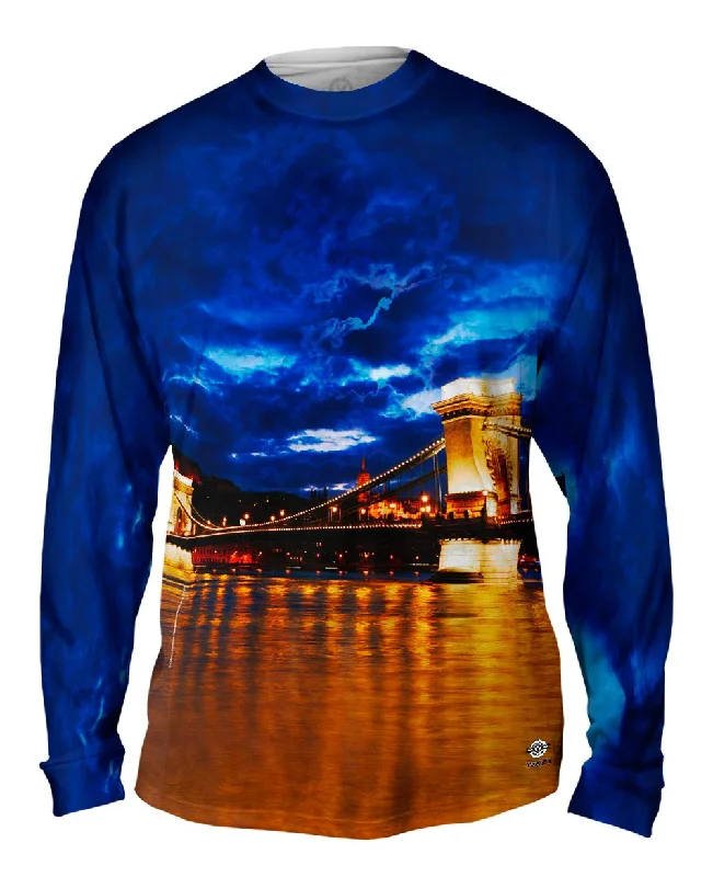 Graphic Long Sleeve-Bridges Of Budapest