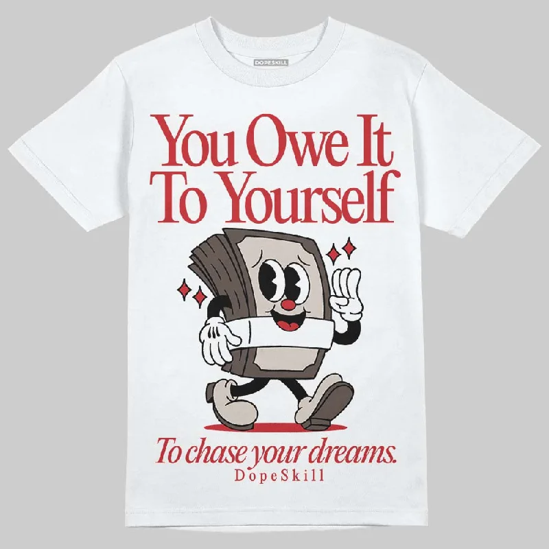 Pop Culture T-Shirt-Samba OG White Better Scarlet DopeSkill T-Shirt Owe It To Yourself Graphic