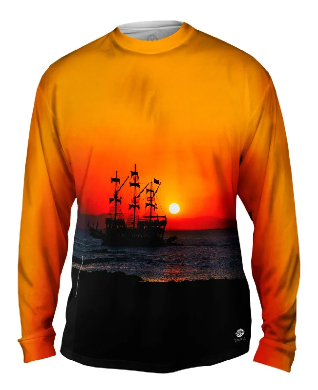 Knit Long Sleeve-Gallion Sunset