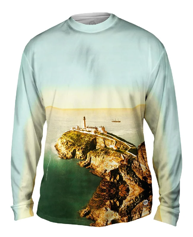 Camouflage Long Sleeve-South Stack Lighthouse