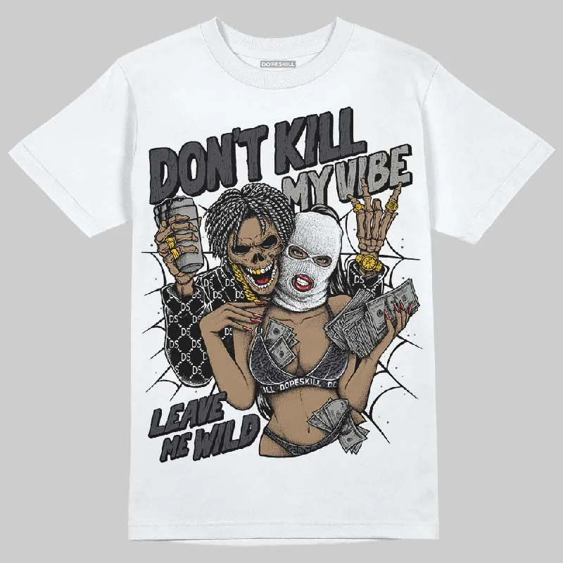 Surf T-Shirt-Black Cat 3s DopeSkill T-Shirt Don't Kill My Vibe Graphic