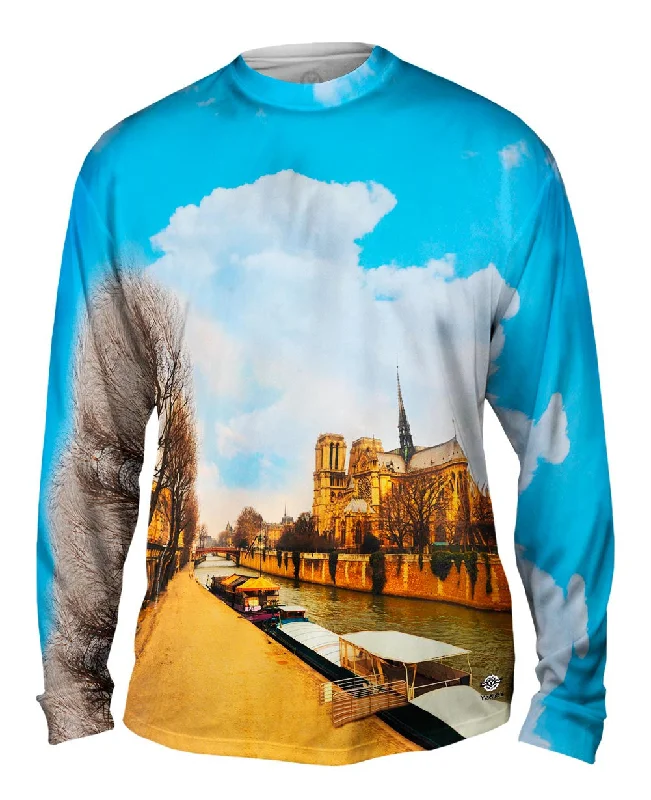 Lounge Long Sleeve-Sleek Cathedral Notre Dame