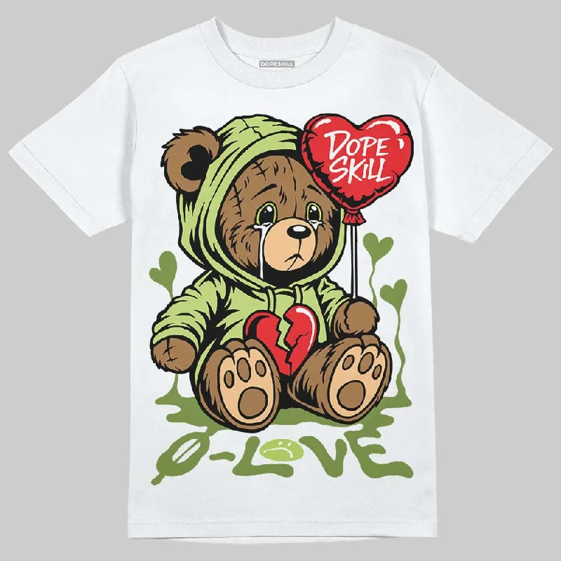 Hip Hop T-Shirt-SB Dunks Fruity Pack - Green Apple DopeSkill T-Shirt Broken Bear Graphic