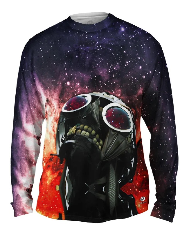 Training Long Sleeve-Humanity Wont Compute Space Galaxy