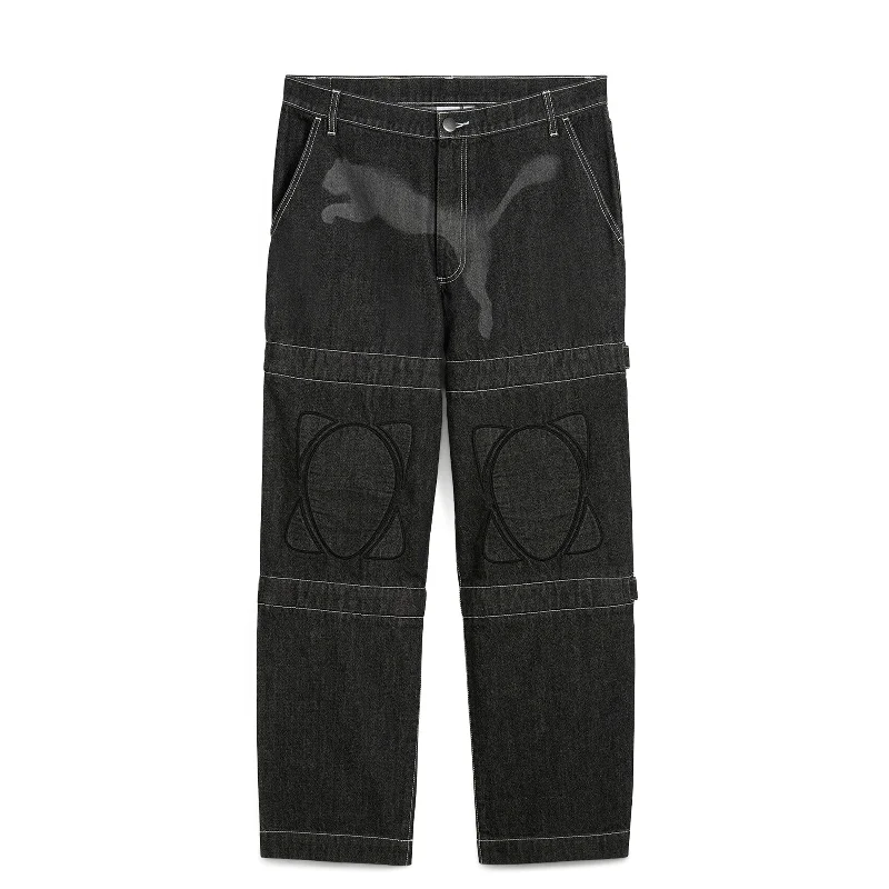 Distressed Pants-X A$AP ROCKY KNEE PAD PANTS