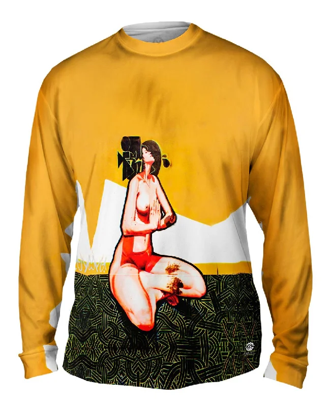 Hiking Long Sleeve-Ohm Naked Women Graffiti Art Basel Miami 2013