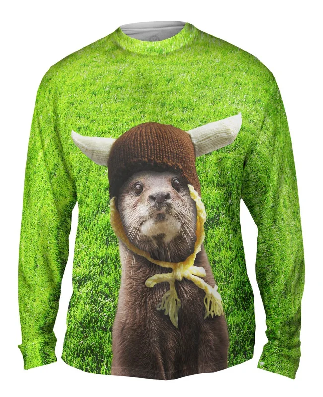 Color Block Long Sleeve-Odder Otter