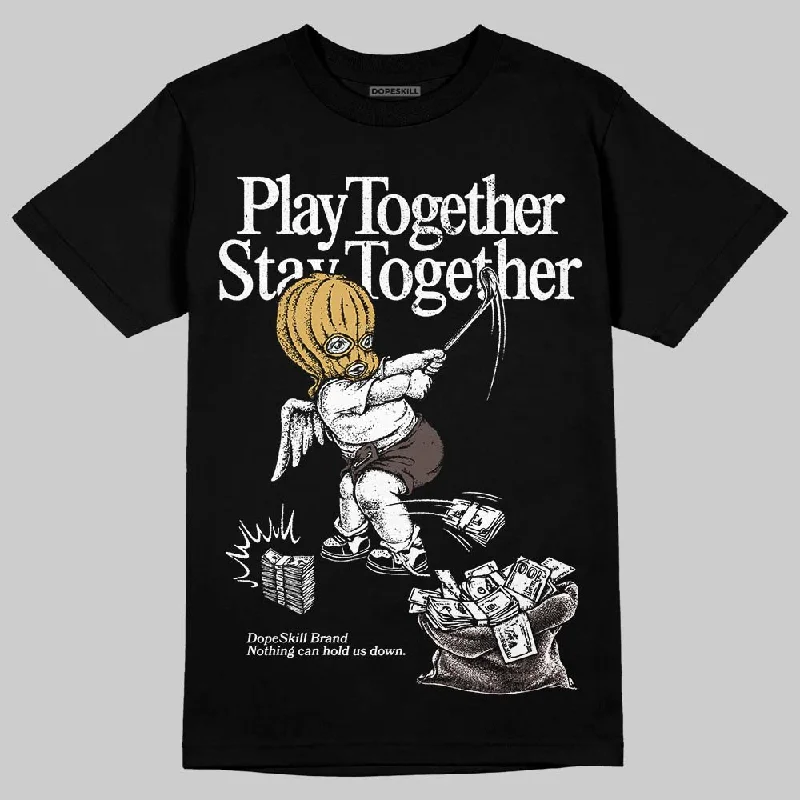 Casual Streetwear T-Shirt-Samba OG Core Black Gum DopeSkill T-Shirt Play together, Stay together Graphic