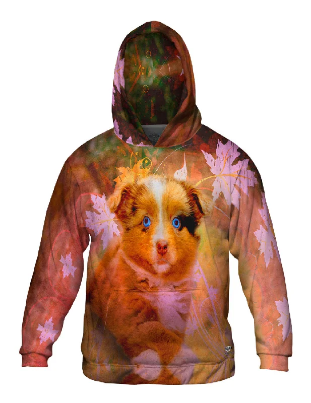 Adventure Hoodie-Australian Shepherd Puppy