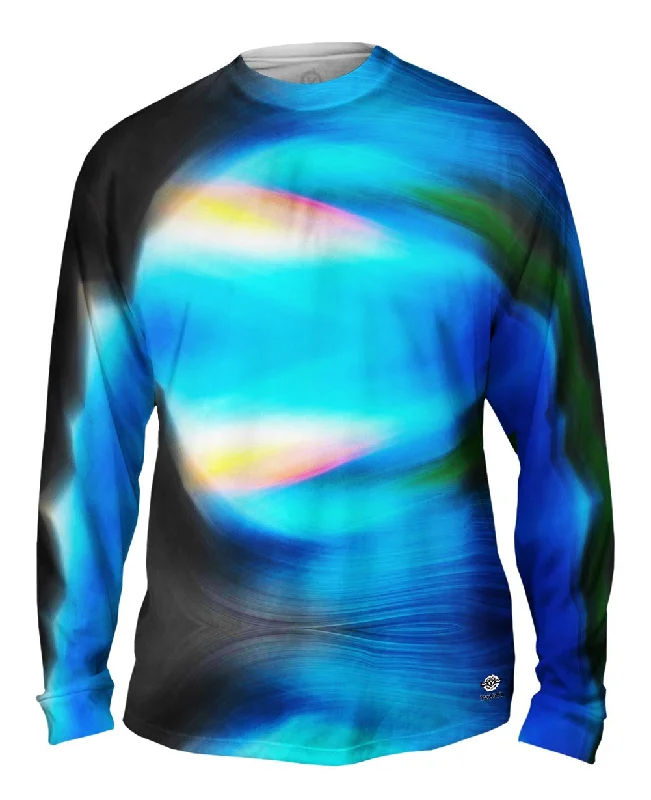 Tactical Long Sleeve-Go With The Flow Waves Abstract