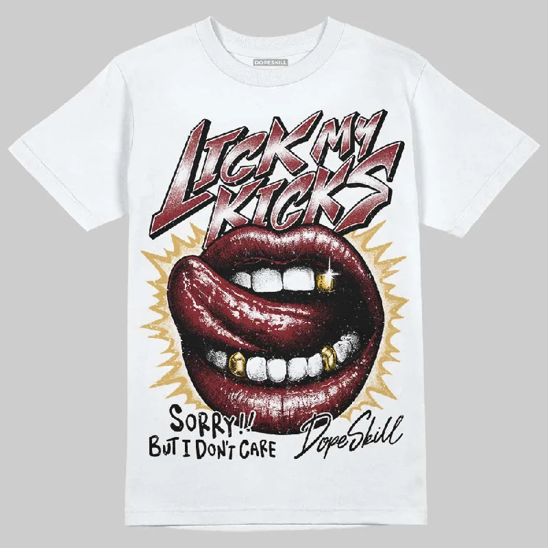 Artistic Graphic T-Shirt-Dunk Sisterhood Team Red DopeSkill T-Shirt Lick My Kicks Graphic