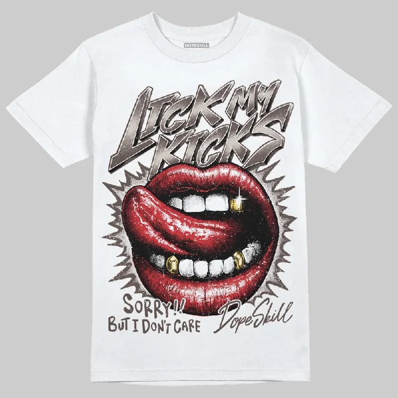 Funny T-Shirt-Samba OG White Better Scarlet DopeSkill T-Shirt Lick My Kicks Graphic