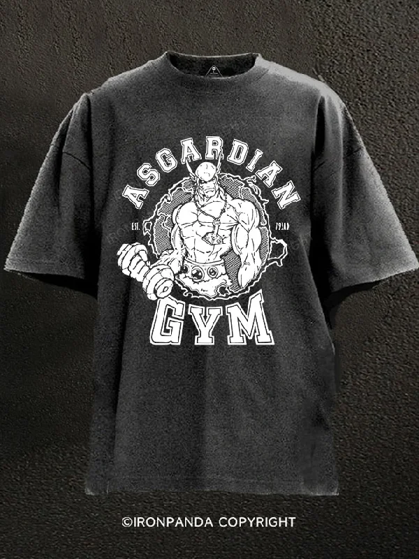 Yoga T-Shirt-Asgardian Gym Washed Gym Shirt