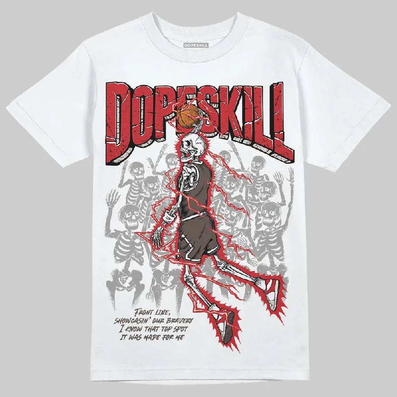 Stretch T-Shirt-Samba OG White Better Scarlet DopeSkill T-Shirt Thunder Dunk Graphic