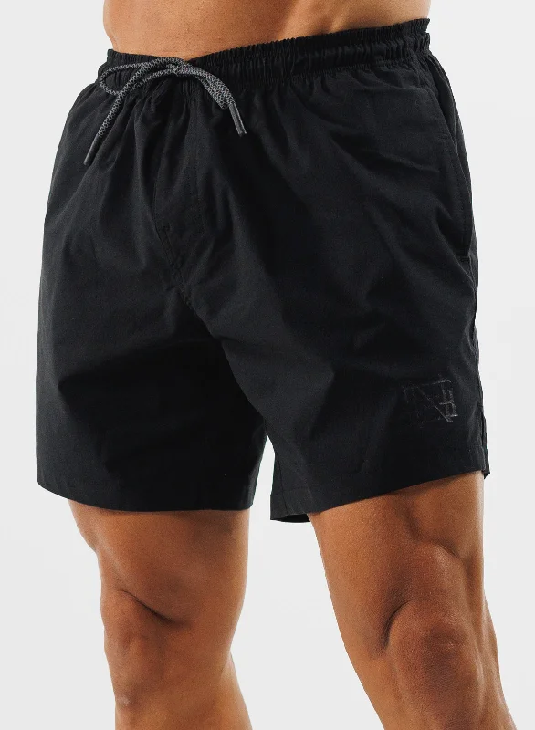 Limited Edition Shorts-MEN'S FNF BOARD SHORTS - BLACK