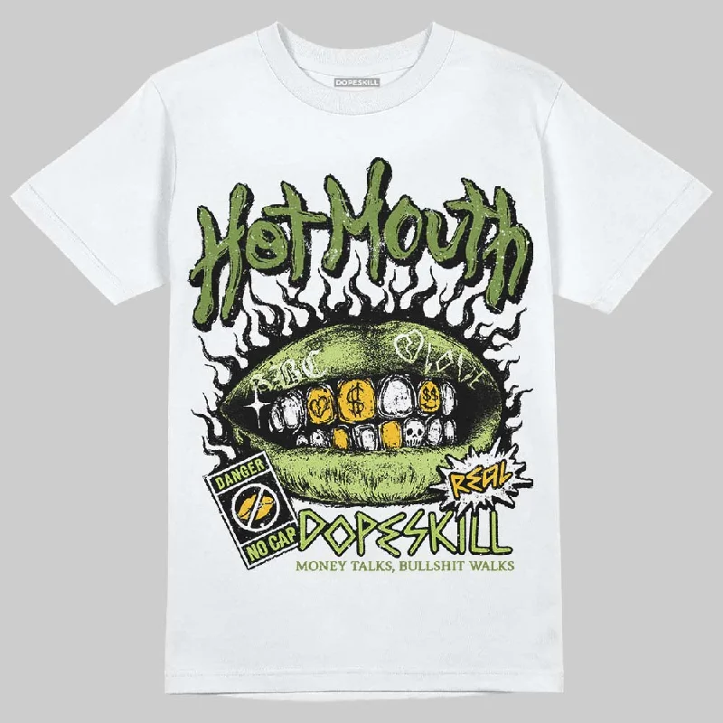 Layering T-Shirt-SB Dunks Fruity Pack - Green Apple DopeSkill T-Shirt Hot Mouth Graphic