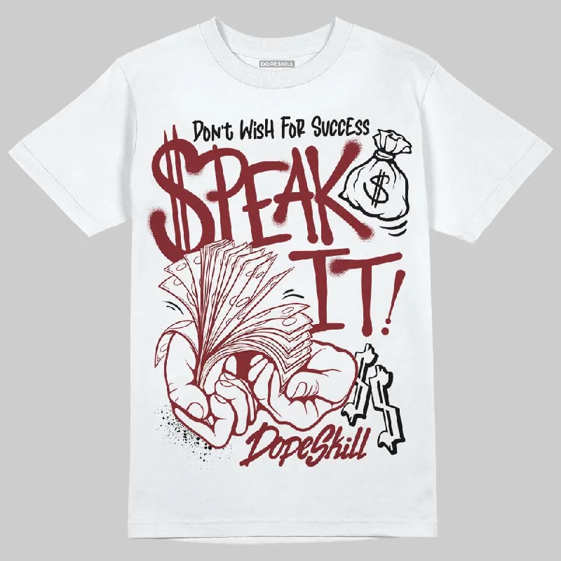 Fitted T-Shirt-Dunk Sisterhood Team Red DopeSkill T-Shirt Speak It Graphic