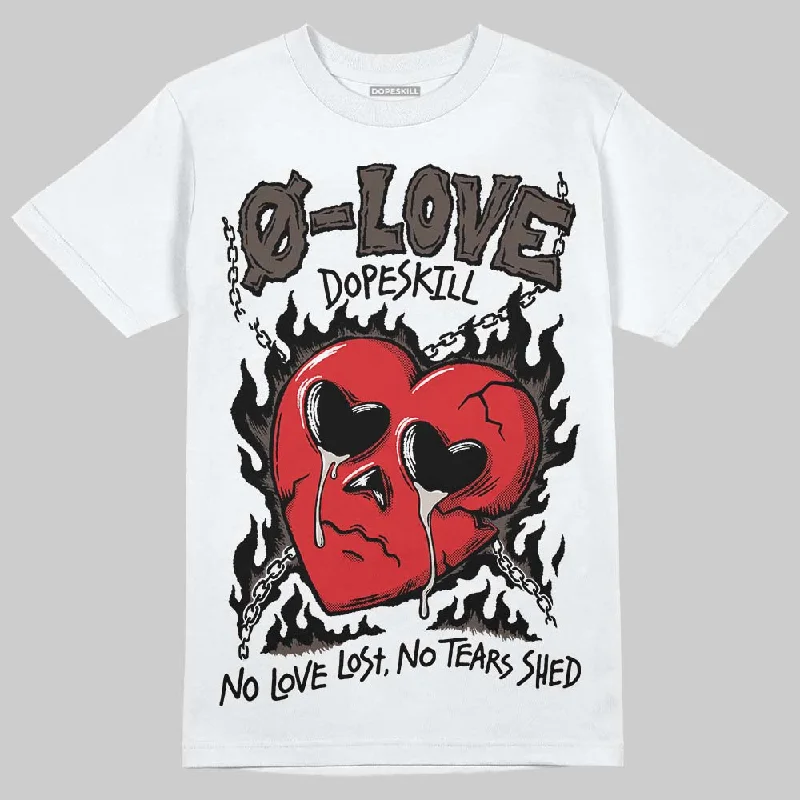 Edgy T-Shirt-Samba OG White Black Clear Granite DopeSkill T-Shirt Crying Heart Graphic