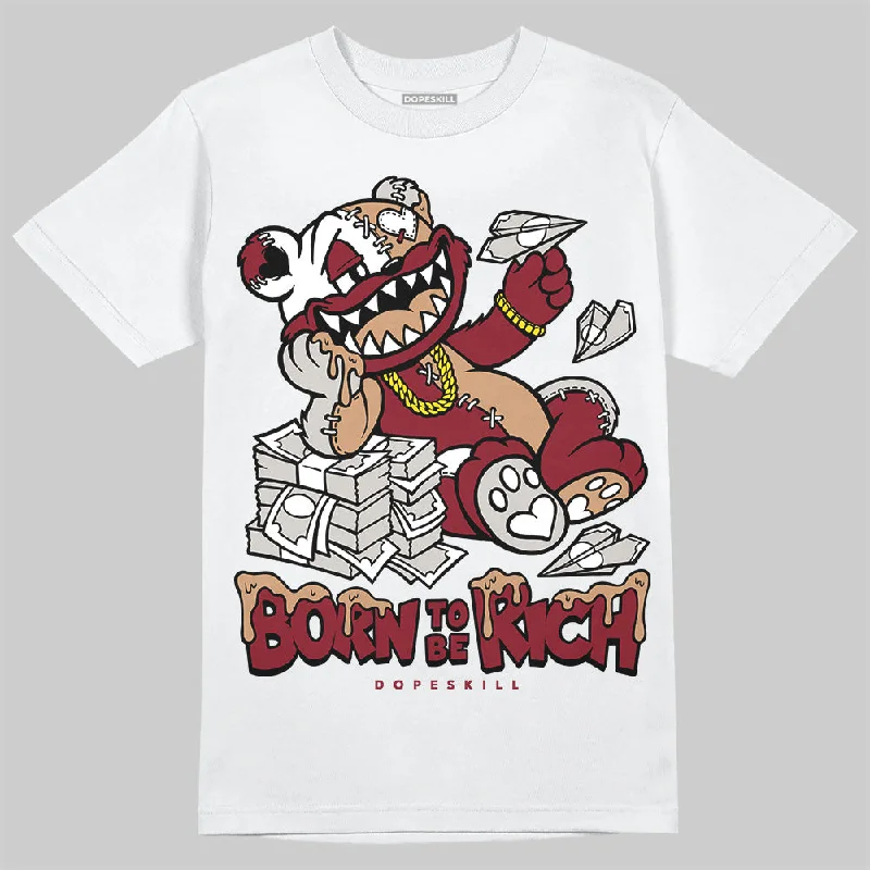 Chill Vibe T-Shirt-Samba OG Collegiate Burgundy DopeSkill T-Shirt Born To Be Rich Graphic