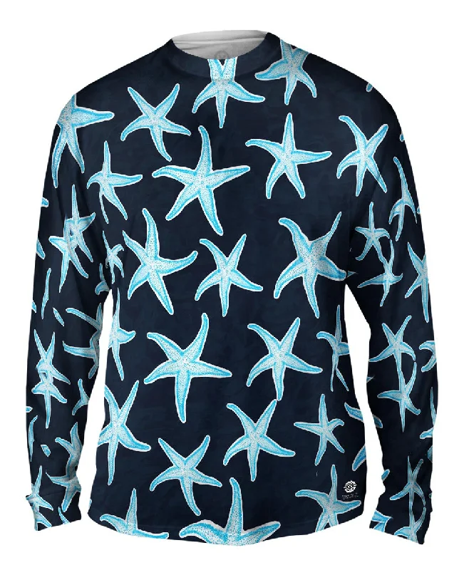 Classic Long Sleeve-Bouncy Starfish Dark Blue