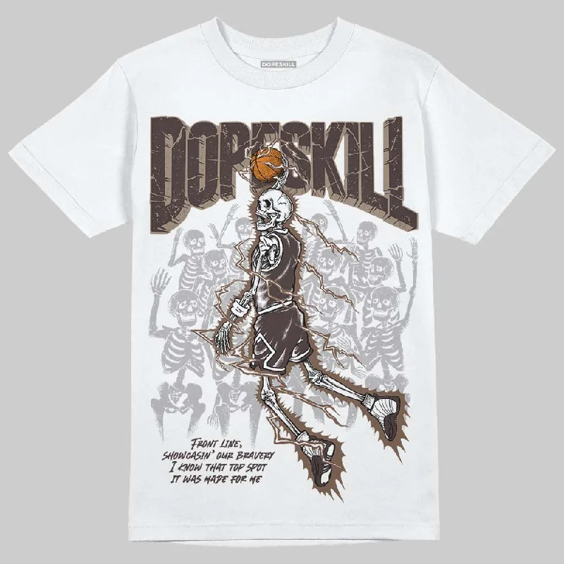 Hip Hop T-Shirt-Baroque Brown 12s DopeSkill T-Shirt Thunder Dunk Graphic