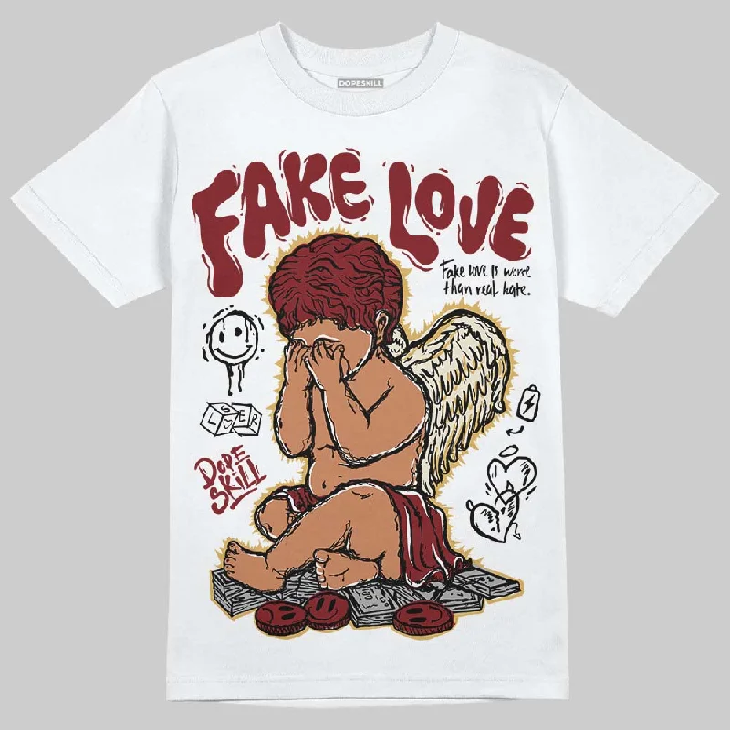 Vintage Wash T-Shirt-Dunk Sisterhood Team Red DopeSkill T-Shirt False Love Graphic