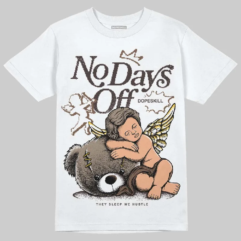 Hipster T-Shirt-Baroque Brown 12s DopeSkill T-Shirt New No Days Off Graphic