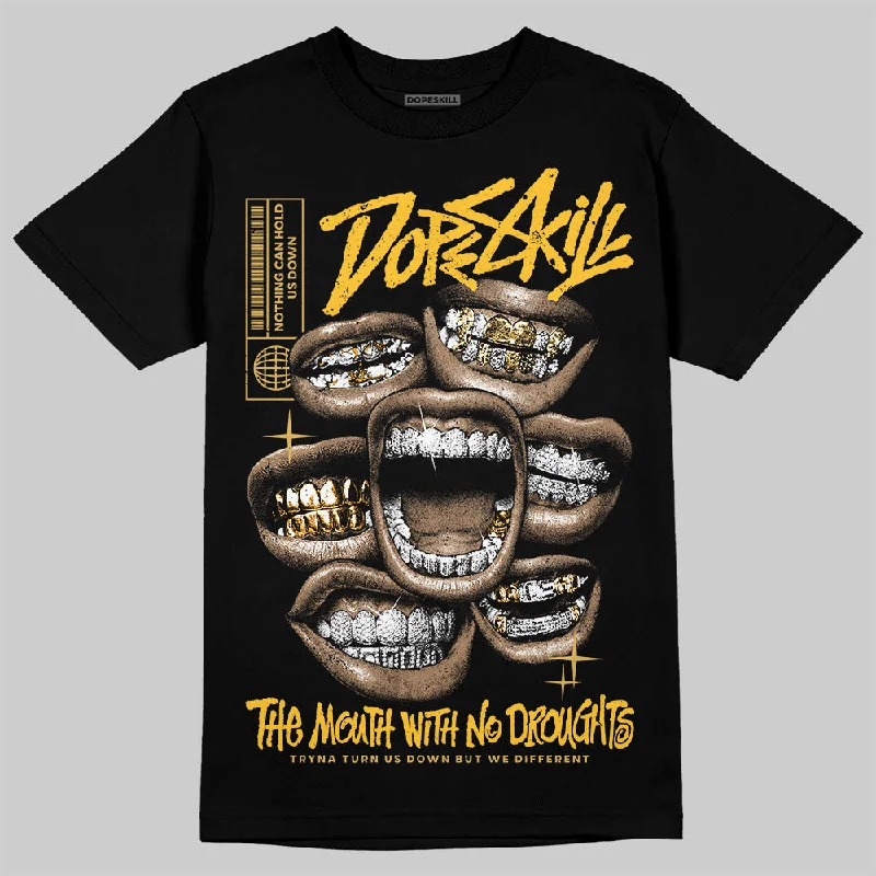 Floral T-Shirt-Phantom 12s DopeSkill T-Shirt The Mouth With No Droughts Graphic